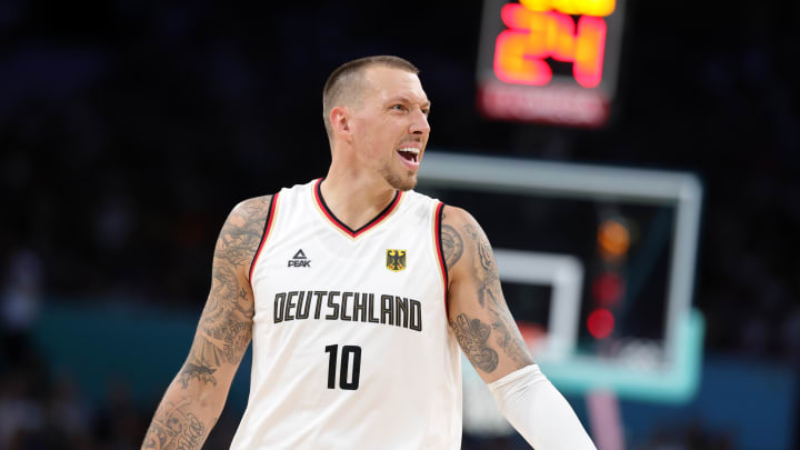 Germany's Daniel Theis (pictured) versus Japan