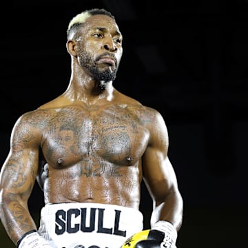 William Scull during an October 6, 2023 fight.