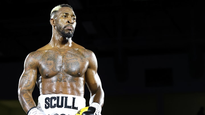 William Scull during an October 6, 2023 fight. William Scull during an October 6, 2023 fight.