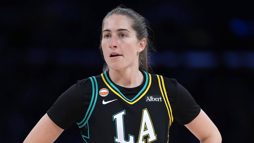 LA Sparks guard Kate Martin (21) LA Sparks guard Kate Martin (21)