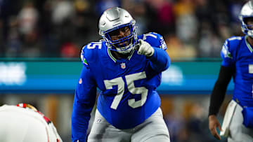 Anthony Bradford of the Seattle Seahawks