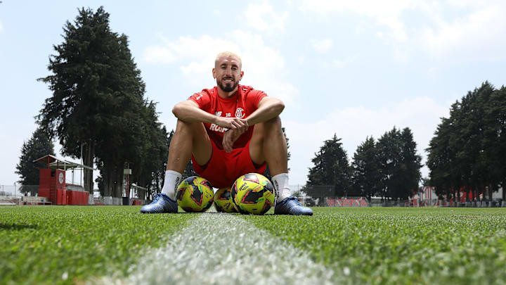 Héctor Herrera tiene 15 años de carrera en el futbol, sumó títulos en Portugal, España y ahora quiere uno en México con Toluca