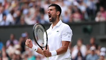 Novak Djokovic at Wimbledon 2025