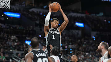 San Antonio Spurs forward/center Victor Wembanyama has led his team to a 4-0 start this season.