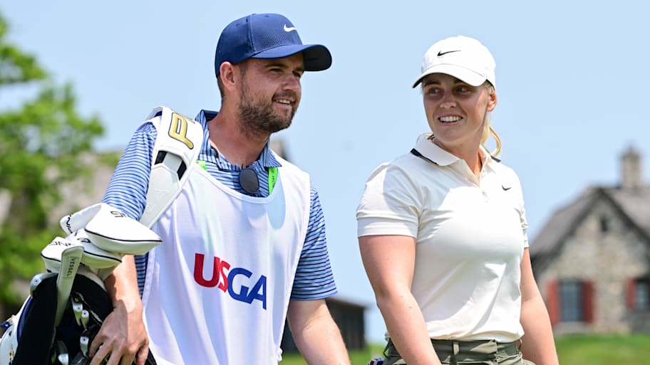 Maja Stark won her maiden major title at the 2025 U.S. Women's Open.  | Benny Sieu-Imagn Images