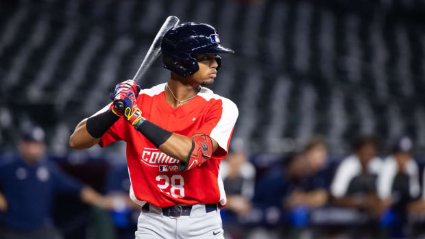 Miami Christian School shortstop Ronny Cruz.