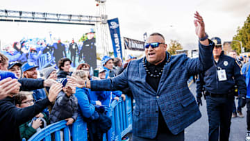 Kalani Sitake heads into Lavell Edwards Stadium