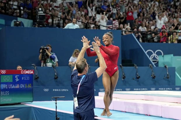 Simone Biles, USA gymnastics, Paris Olympics