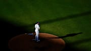 Los Angeles Dodgers pitcher Alex Vesia (51) throws against the San Francisco Giants during the seventh inning at Dodger Stadium on June 15.