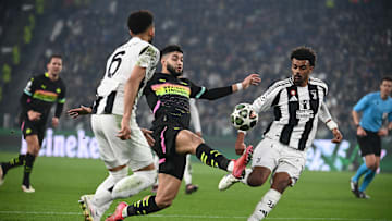 It could be a brief Juve career for Lloyd Kelly (no6) and Renato Veiga (right)