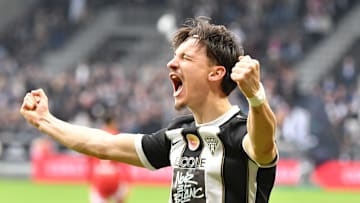 L'attaquant angevin a réalisé une bonne saison pour sa première en Ligue 1.