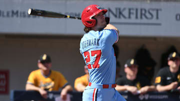 Ole Miss    Judd Utermark vs. Iowa at Oxford-University Stadium in Oxford, Miss. on Sunday, March 3, 2024. Ole Miss won 8-3.