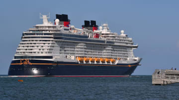 The Disney Wish sailed out of Port Canaveral late Monday afternoon. Three other cruise ships sailed