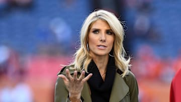 Oct 24, 2016; Denver, CO, USA; ESPN feature reporter Michelle Beisner before the game between the against the Houston Texans against the Denver Broncos at Sports Authority Field at Mile High.