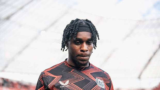 Jeremy Frimpong du Bayer Leverkusen Jeremy Frimpong du Bayer Leverkusen