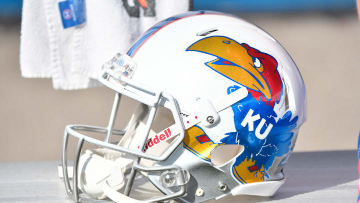 Kansas football helmet