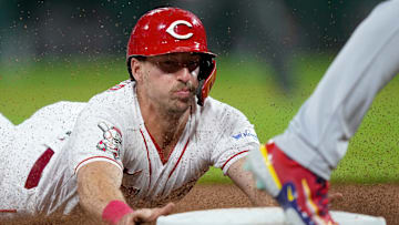 Cincinnati Reds infielder Spencer Steer