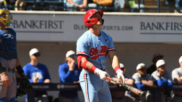 Ole Miss Andrew Fischer vs. Morehead State in Oxford, Miss.. on Sunday, March 10, 2024. Ole Miss won 6-5.