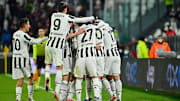 Esultanza Juve