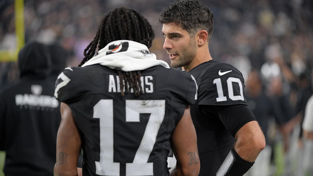 Jimmy Garoppolo, Davante Adams, Las Vegas Raiders