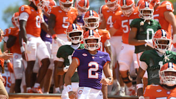 The Clemson Tigers football annual Orange and White Spring game was held on April 5, 2025, at Memorial Stadium in Clemson, South Carolina. /