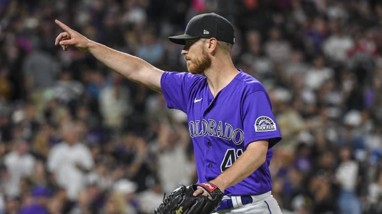 Colorado Rockies starting pitcher Chad Kuhl