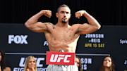 Robert Whittaker during weigh ins for UFC Fight Night at the Kansas City Power and Light District. 