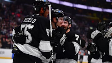 Quinton Byfield, Los Angeles Kings (Mandatory Credit: Gary A. Vasquez-Imagn Images)