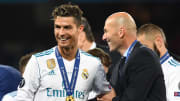 Cristiano Ronaldo and Zinedine Zidane won the Champions League together at Real Madrid