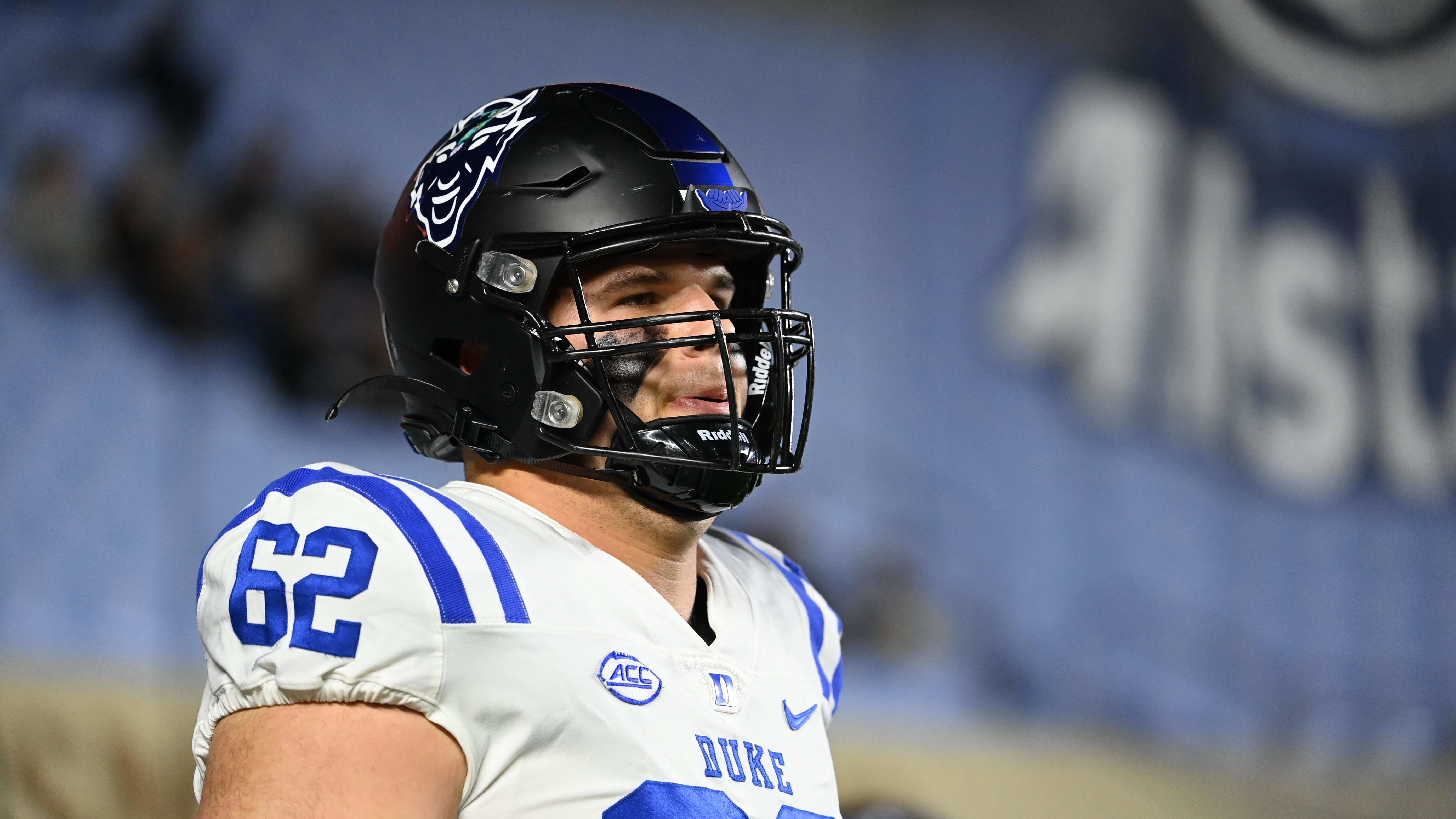 Graham Barton Becomes First Duke Football First-Rounder This Decade