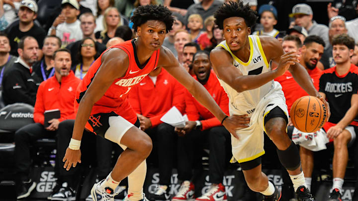 Amen Thompson was a stud for the Houston Rockets last night