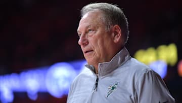 Michigan State head coach Tom Izzo during the second half Saturday against Illinois.