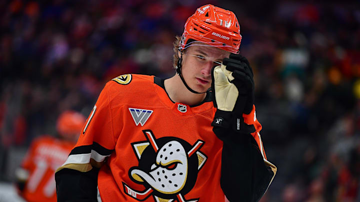 Anaheim Ducks center Trevor Zegras