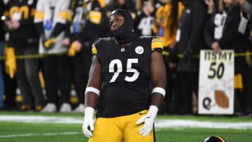 Pittsburgh Steelers defensive lineman Keeanu Benton (95) 