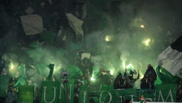 Les supporters stéphanois étaient mécontents avant la rencontre face à Lens.
