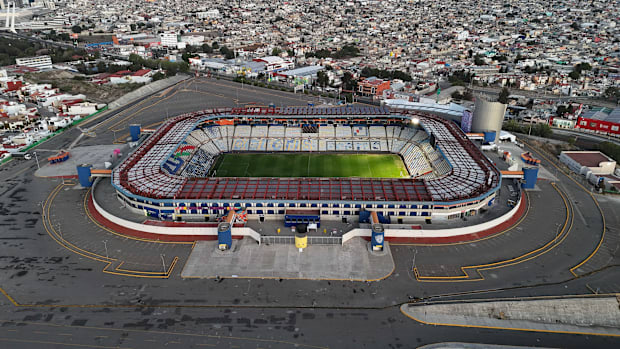 Estadio Hidalgo.