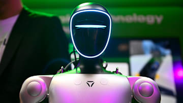 A robot at Italian Tech Week 2025