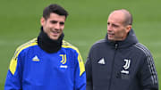 Morata e Allegri