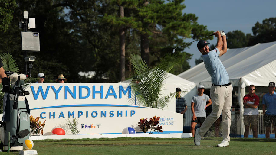 Adam Scott is among the big names looking for a good result at this week's Wyndham Championship. | Allison Lawhon-Imagn Images
