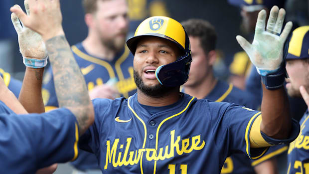 Milwaukee Brewers outfielder Jackson Chourio