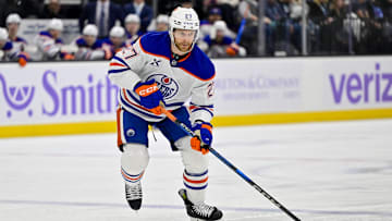 Edmonton Oilers defenseman Brett Kulak (27)