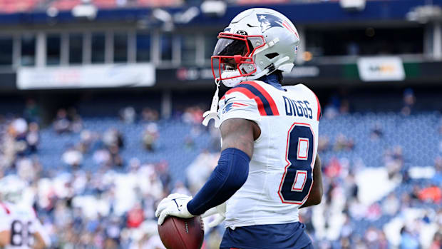 New England Patriots wide receiver Stefon Diggs New England Patriots wide receiver Stefon Diggs