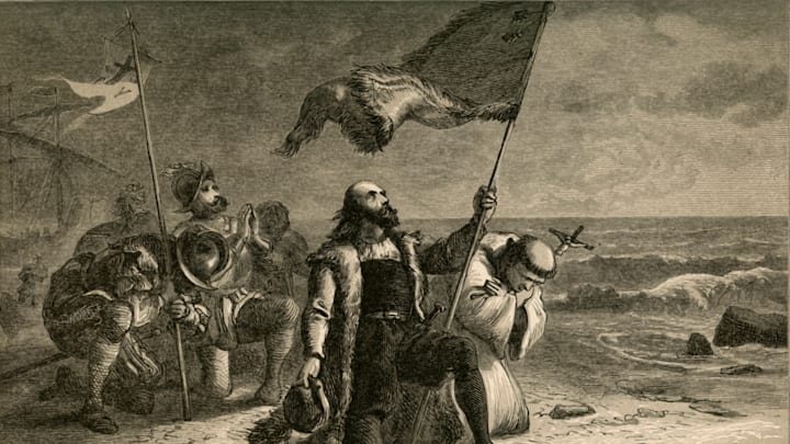 The Landing Of Columbus The Landing Of Columbus