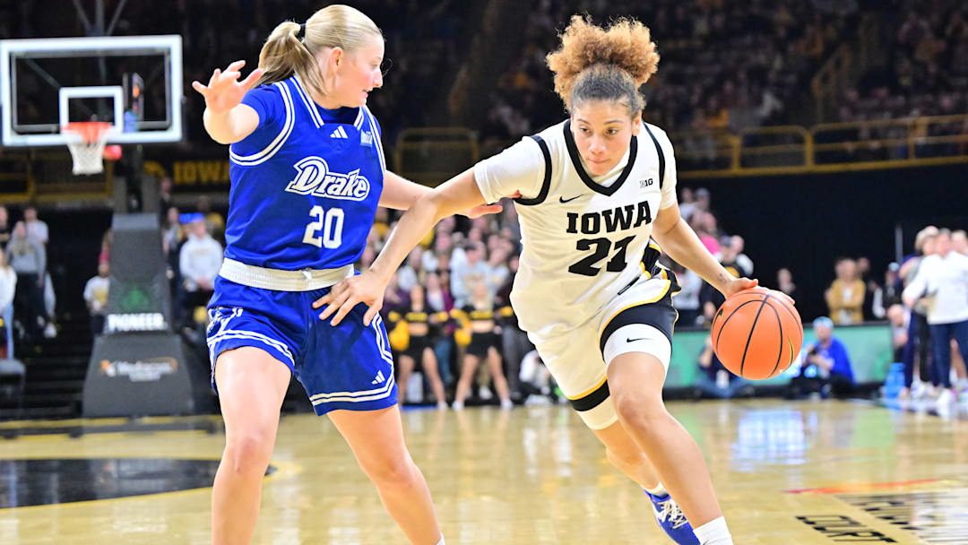 COLLEGE BASKETBALL: NOV 13 Women's Drake at Iowa