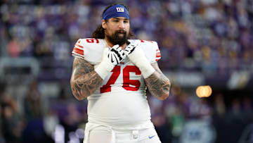 New York Giants offensive lineman Jon Feliciano