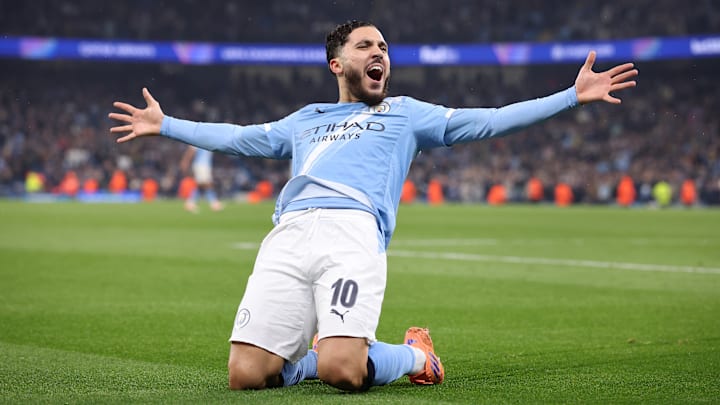 Rayan Cherki is in terrific form for the Cityzens. Rayan Cherki is in terrific form for the Cityzens.