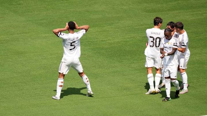 Bellingham marcou o primeiro gol do Real no jogo Bellingham marcou o primeiro gol do Real no jogo