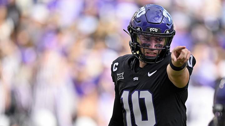 TCU Horned Frogs quarterback Josh Hoover (10)