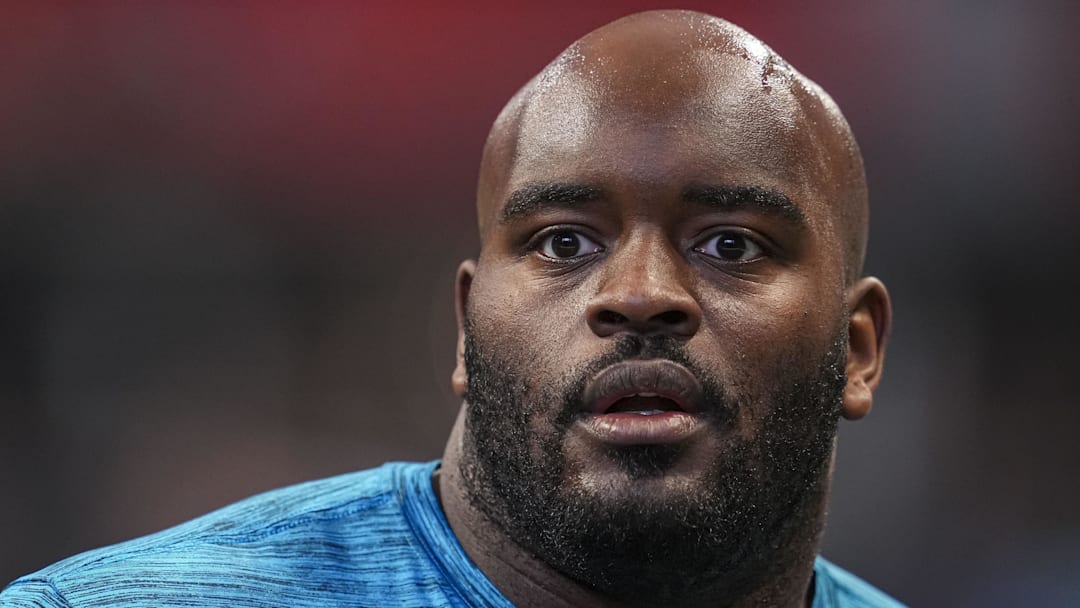 Carolina Panthers offensive tackle Taylor Moton