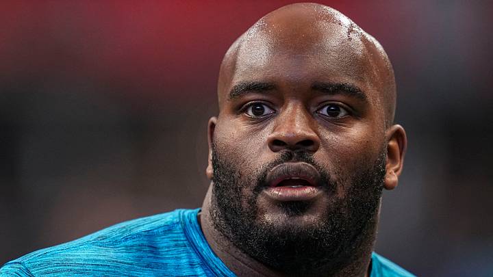 Carolina Panthers offensive tackle Taylor Moton 